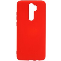 Силиконовый чехол Silicone Case красный для Xiaomi Redmi Note 8 Pro