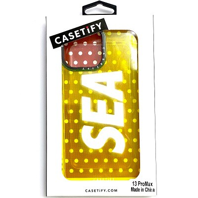 Силиконовый чехол Casetify Sea желтый  для Apple iPhone 13 Pro(3)