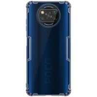 Силиконовый чехол Nillkin Nature TPU Case Серый для Xiaomi Poco X3/ Poco X3 Pro