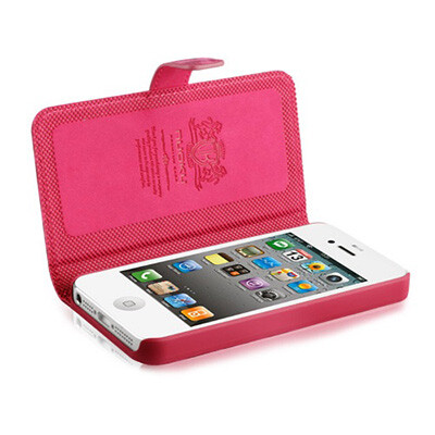 Кожаный чехол Nuoku Leopard Series Case Pink для Apple iPhone 5/5s/SE(3)