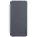 Полиуретановый чехол книга Nillkin Sparkle Leather Case Black (Черный) для Huawei Honor 9 Lite(#1)