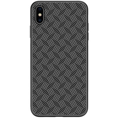 Защитный чехол Nillkin Synthetic Fiber-Plaid Черный для Apple iPhone Xs(1)