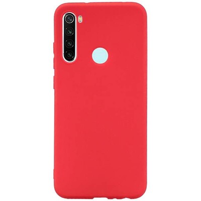 Силиконовый чехол Silicone Case красный для Xiaomi Redmi Note 8T(1)