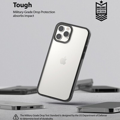 Чехол бампер Ringke Fusion Series прозрачный для Apple iPhone 12 Pro(6)