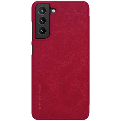 Кожаный чехол Nillkin Qin Leather Case Красный для Samsung Galaxy S21 FE(2)