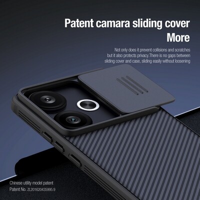 Чехол-накладка Nillkin CamShield Pro Зеленая для Xiaomi Poco F6(3)