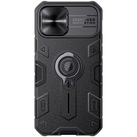 Противоударная-накладка Nillkin CamShield Armor черная для Apple iPhone 12 Pro