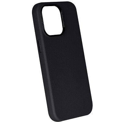Кожаный чехол с пластиной Magsafe K-ZDoo Mag Noble Collection черный для Apple iPhone 15 Pro Max(4)