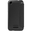 Полиуретановый чехол книга Nillkin Sparkle Case Black для HTC Desire 320(#2)