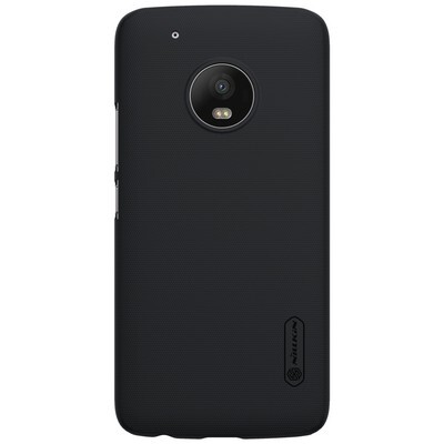 Пластиковый чехол с пленкой Nillkin Super Frosted Shield Black для Motorola Moto G5 Plus(1)