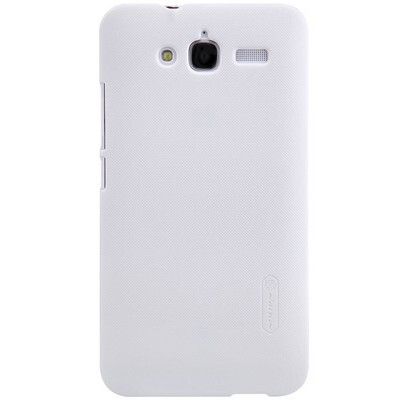 Пластиковый чехол с пленкой Nillkin Super Frosted Shield White для Huawei Ascend GX1(1)