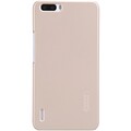 Пластиковый чехол с пленкой Nillkin Super Frosted Shield Gold для Huawei Honor 6 Plus(#1)