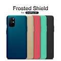 Пластиковый чехол с подставкой Nillkin Super Frosted Shield Черный для OnePlus 8T(#5)