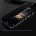 Полиуретановый чехол с силиконовой основой New Book Case Black для Samsung J7 Prime(#1)