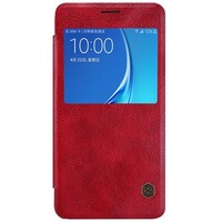 Кожаный чехол Nillkin Qin Leather Case Red для Samsung J710F Galaxy J7 (2016)