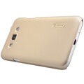 Пластиковый чехол с пленкой Nillkin Super Frosted Shield Gold для Samsung G720 Galaxy Grand Max(#3)