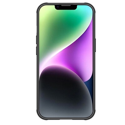 Чехол-накладка с пластиной Magsafe Nillkin CamShield Pro Magnetic Черная для Apple iPhone 14 Plus(2)