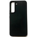 Силиконовый чехол Silicone Case с логотипом черный для Samsung Galaxy S22(#1)