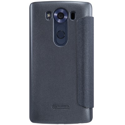 Полиуретановый чехол Nillkin Sparkle Leather Case Black для LG V10(2)