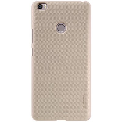 Пластиковый чехол с пленкой Nillkin Super Frosted Shield Gold для Xiaomi Mi Max(1)