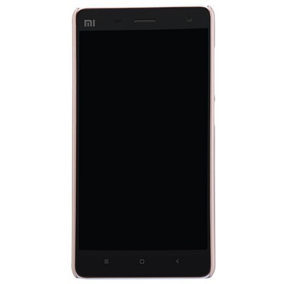 Пластиковый чехол с пленкой Nillkin Super Frosted Shield Gold для Xiaomi MI4i(2)