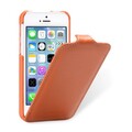 Кожаный чехол-книга Melkco Leather Case Orange LC для Apple iPhone 5c(#1)