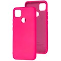 Силиконовый чехол Silicone Case ярко-розовый для Xiaomi Redmi 10A(#1)
