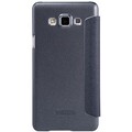 Полиуретановый чехол Nillkin Sparkle Leather Case Black для Samsung Galaxy A7(#2)