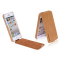 Кожаный чехол Borofone Colonel leather case Beige для Apple iPhone 5/5s/SE(#2)
