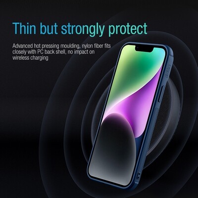 Чехол пластиной Magsafe Nillkin Textured S Magnetic Case Черный для Apple iPhone 14(7)
