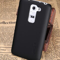 Пластиковый чехол Nillkin Sparkle Leather Case Black для LG Optimus G2 Mini D618(#1)