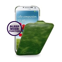 Кожаный чехол TETDED Lava Series Olive Green для Samsung i9500 Galaxy S4