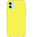 Силиконовый чехол желтый для Apple iPhone 11(#5)