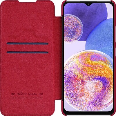 Кожаный чехол Nillkin Qin Leather Case Красный для Samsung Galaxy A23(3)