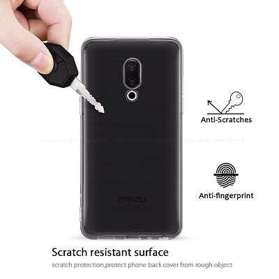 Силиконовый чехол Becolor TPU Case 0.6mm прозрачный для Meizu 16 Plus(2)