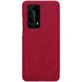 Кожаный чехол Nillkin Qin Leather Case Красный для Huawei P40 Pro Plus(#2)