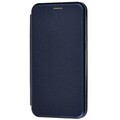 Чехол-книга на основе из силикона Book Case New 3D темно-синий для Huawei P20 Lite(#1)
