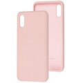 Силиконовый чехол Silicone Case светло-розовый для Xiaomi Redmi 9A(#1)