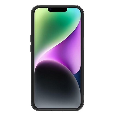 Чехол-накладка с пластиной Magsafe Nillkin Striker S Magnetic Case сине-зеленого цвета для Apple iPhone 14 Plus(2)
