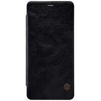 Кожаный чехол Nillkin Qin Leather Case Black (Черный) для Samsung A530F Galaxy A8 (2018)