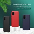 Силиконовый чехол-накладка Nillkin Flex Pure Case Черный для Samsung Galaxy S20 Plus(#6)