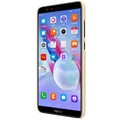 Пластиковый чехол с пленкой Nillkin Super Frosted Shield Gold (Золотой) для Huawei Honor 9 Lite(#2)