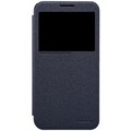 Полиуретановый чехол Nillkin Sparkle Leather Case Black для TCL 3N (M2M)(#1)