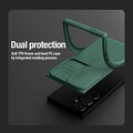 Чехол-накладка с пластиной Magsafe Nillkin CamShield Pro Magnetic Черная для Samsung Galaxy S24 Ultra(#6)