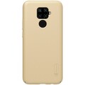 Пластиковый чехол с подставкой Nillkin Super Frosted Shield Золотой для Huawei Mate 30 Lite (Nova 5i Pro)(#1)