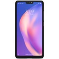 Пластиковый чехол с подставкой Nillkin Super Frosted Shield Черный для Xiaomi Mi8 Lite(#2)