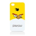 Пластиковый чехол Gear4 Angry Birds Yellow для Apple iPhone 4/4S(#1)