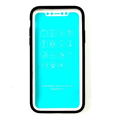 Силиконовый чехол Ipaky Clear Case прозрачно-синий для Apple iPhone 13 Pro(2)