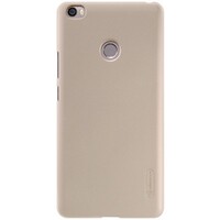 Пластиковый чехол с пленкой Nillkin Super Frosted Shield Gold для Xiaomi Mi Max