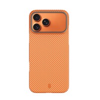 Кевларовый чехол WiWU DCC-208 ARAMID ARMOR Magnetic Case 600D Aramid Fiber Slim оранжевый для Apple iPhone 17 Pro